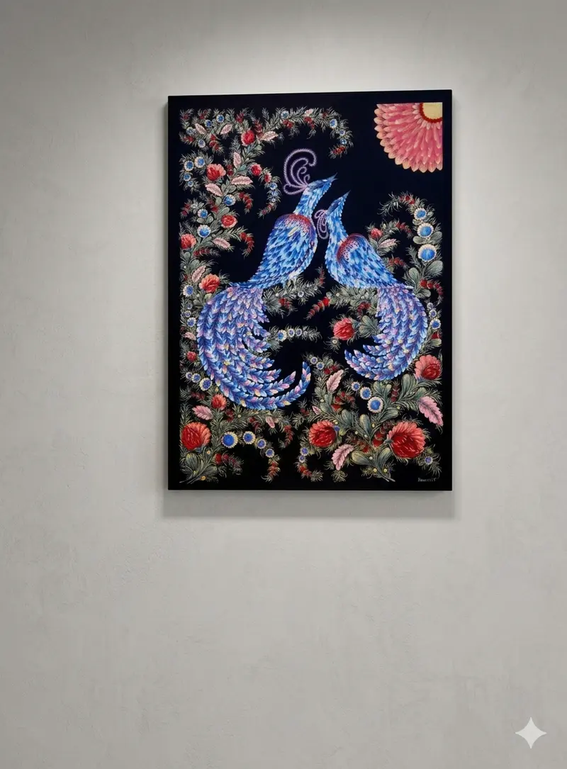The piece on a wall